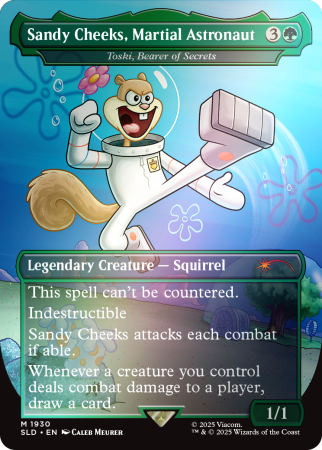 Sandy Cheeks, Martial Astronau