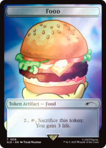 Food of "Secret Lair x SpongeBob SquarePants: Internet Sensation Foil Edition"