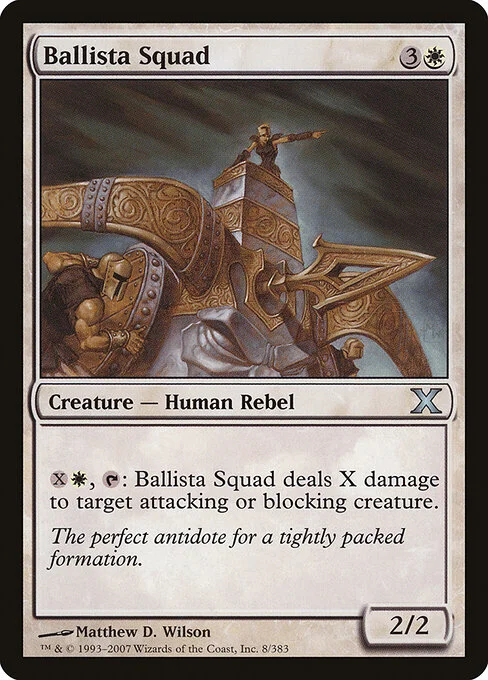Ballista Squad, carta Magic di tipo Creature — Human Rebel illustrata da Matthew D. Wilson