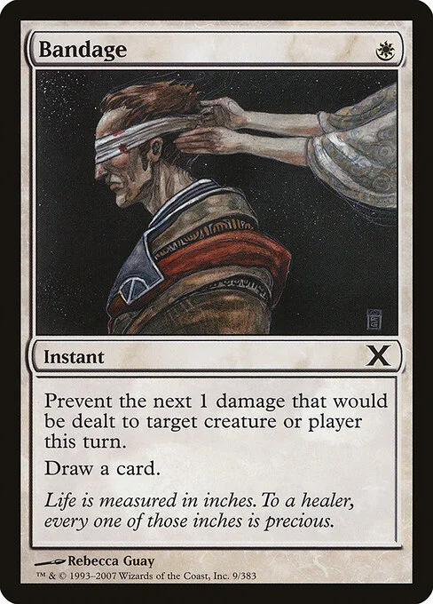 Bandage, carta Magic di tipo Instant illustrata da Rebecca Guay