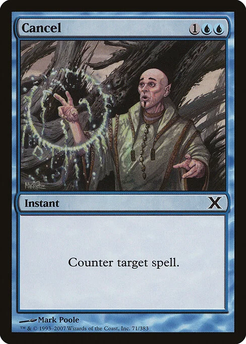 Cancel, carta Magic di tipo Instant illustrata da Mark Poole