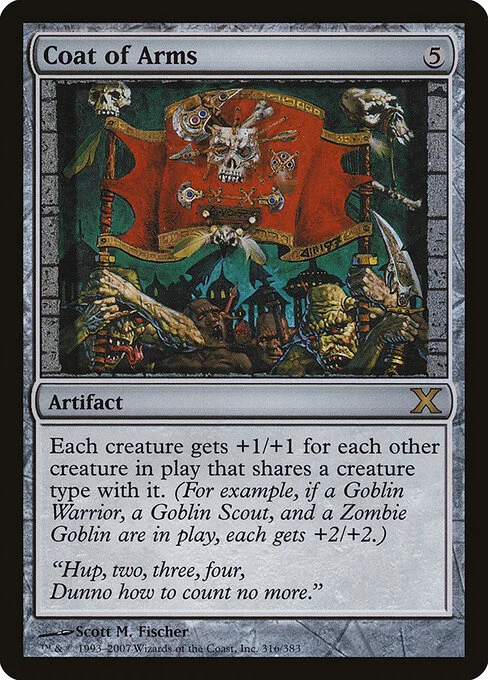 Coat of Arms, carta Magic di tipo Artifact illustrata da Scott M. Fischer