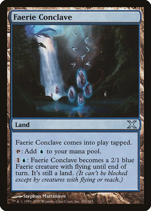 Faerie Conclave, carta Magic di tipo Land illustrata da Stephan Martiniere