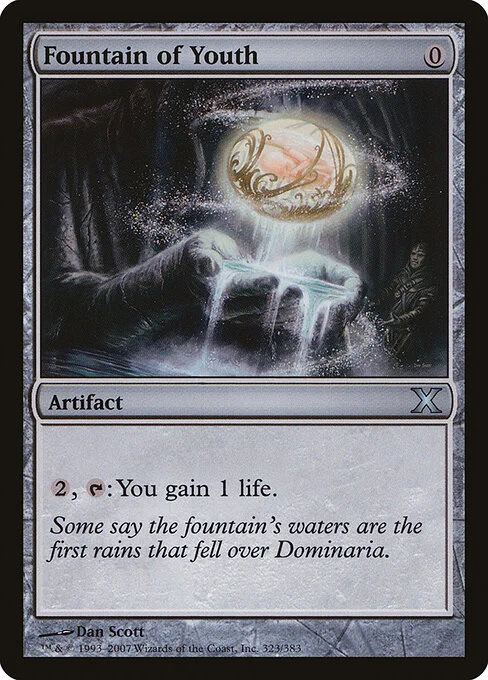 Fountain of Youth, carta Magic di tipo Artifact illustrata da Dan Murayama Scott