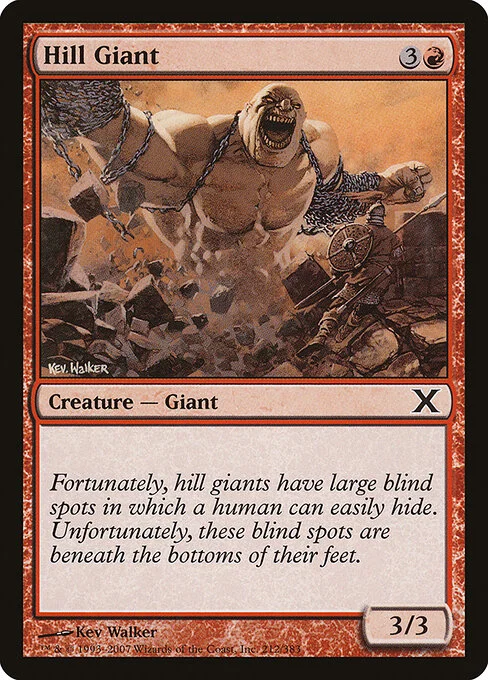 Hill Giant, carta Magic di tipo Creature — Giant illustrata da Kev Walker