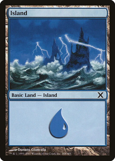 Island, carta Magic di tipo Basic Land — Island illustrata da Donato Giancola