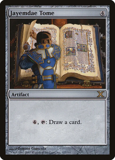 Jayemdae Tome, carta Magic di tipo Artifact — Book illustrata da Donato Giancola