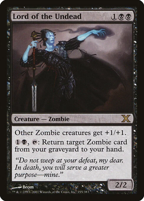 Lord of the Undead, carta Magic di tipo Creature — Zombie illustrata da Brom