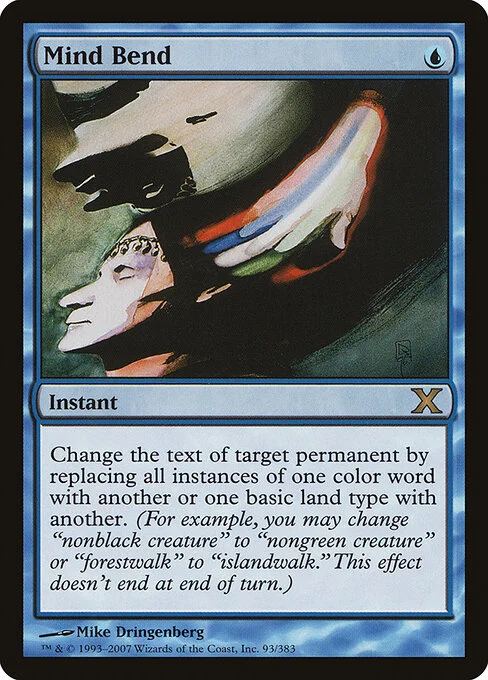 Mind Bend, carta Magic di tipo Instant illustrata da Mike Dringenberg