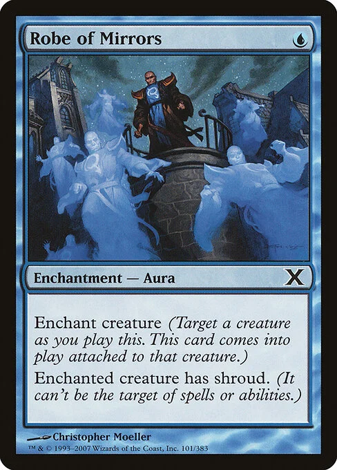 Robe of Mirrors, carta Magic di tipo Enchantment — Aura illustrata da Christopher Moeller