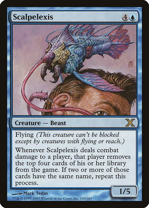 Scalpelexis, carta Magic di tipo Creature — Beast illustrata da Mark Tedin