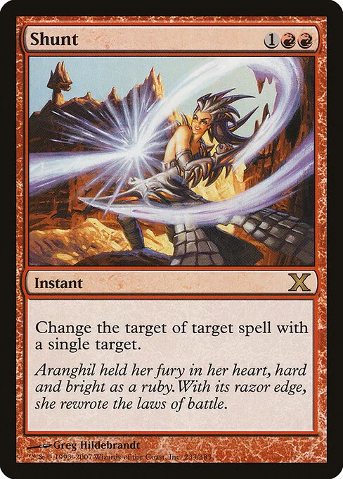 Shunt, carta Magic di tipo Instant illustrata da Greg Hildebrandt