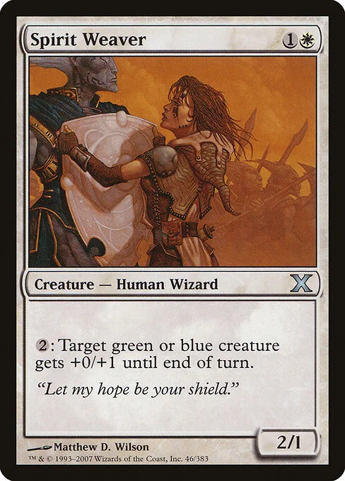 Spirit Weaver, carta Magic di tipo Creature — Human Wizard illustrata da Matthew D. Wilson