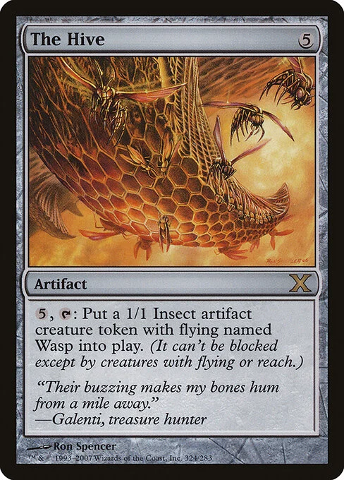 The Hive, carta Magic di tipo Artifact illustrata da Ron Spencer