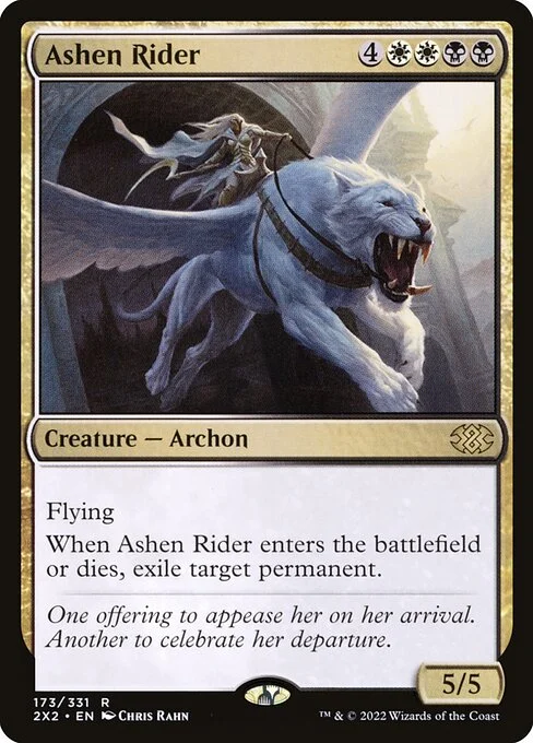 Ashen Rider, carta Magic di tipo Creature — Archon illustrata da Chris Rahn