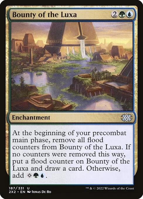 Bounty of the Luxa, carta Magic di tipo Enchantment illustrata da Jonas De Ro