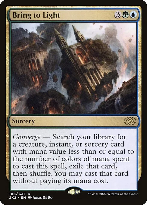 Bring to Light, carta Magic di tipo Sorcery illustrata da Jonas De Ro
