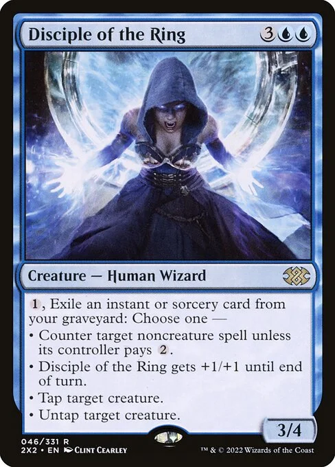 Disciple of the Ring, carta Magic di tipo Creature — Human Wizard illustrata da Clint Cearley