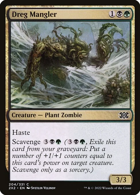 Dreg Mangler, carta Magic di tipo Creature — Plant Zombie illustrata da Svetlin Velinov