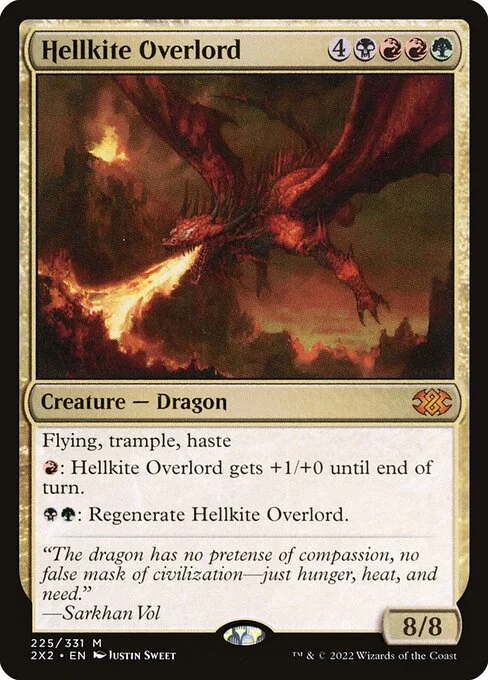 Hellkite Overlord, carta Magic di tipo Creature — Dragon illustrata da Justin Sweet