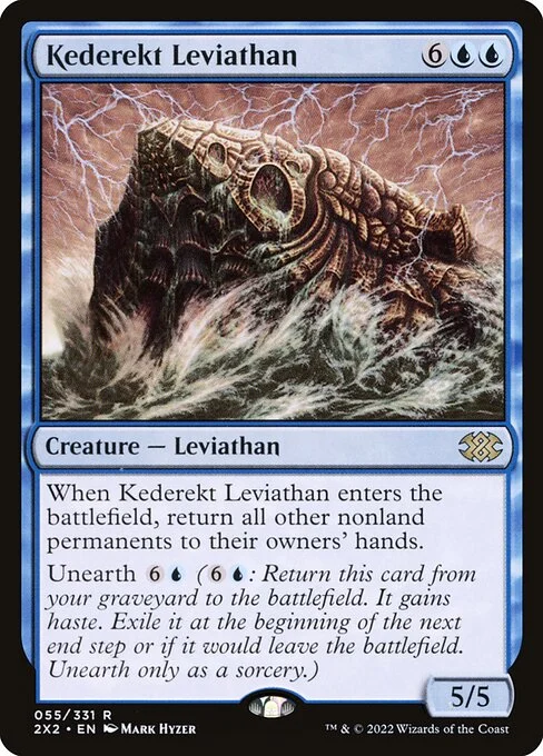 Kederekt Leviathan, carta Magic di tipo Creature — Leviathan illustrata da Mark Hyzer