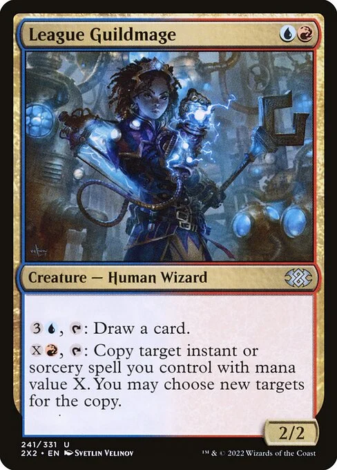 League Guildmage, carta Magic di tipo Creature — Human Wizard illustrata da Svetlin Velinov