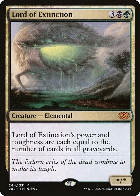 Lord of Extinction, carta Magic di tipo Creature — Elemental illustrata da Izzy
