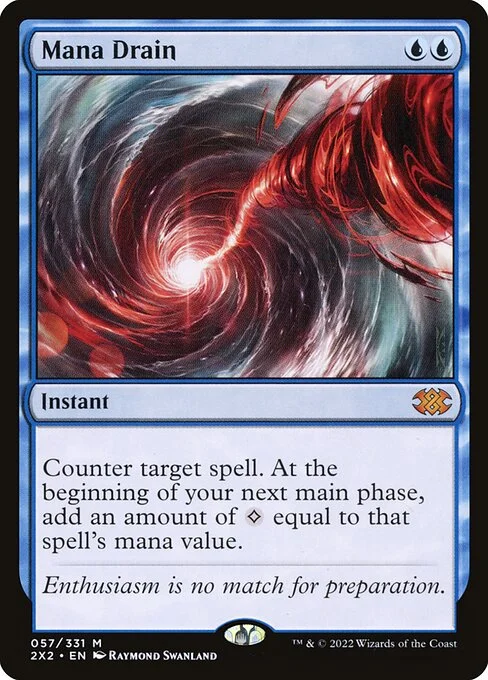 Mana Drain, carta Magic di tipo Instant illustrata da Raymond Swanland