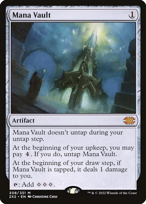 Mana Vault, carta Magic di tipo Artifact illustrata da Christine Choi