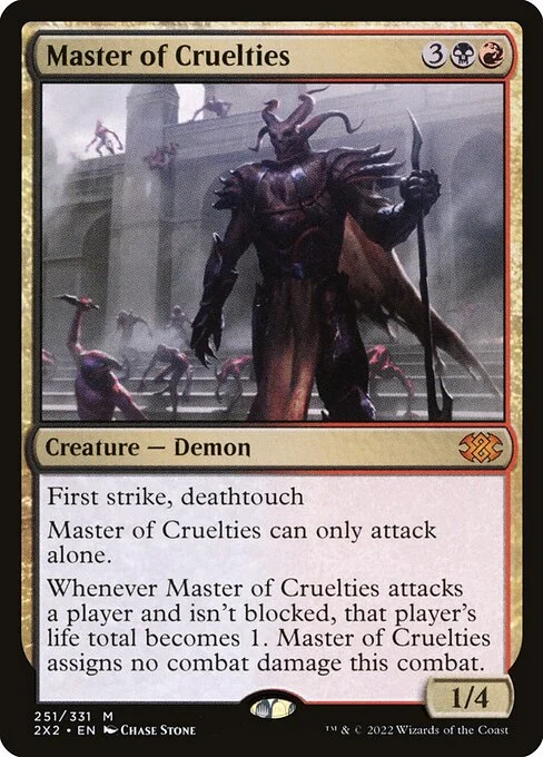 Master of Cruelties, carta Magic di tipo Creature — Demon illustrata da Chase Stone