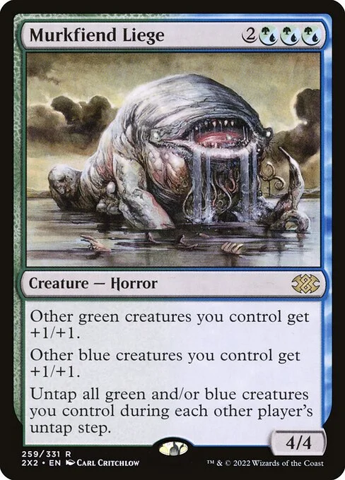 Murkfiend Liege, carta Magic di tipo Creature — Horror illustrata da Carl Critchlow