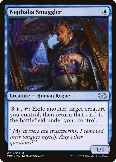 Nephalia Smuggler, carta Magic di tipo Creature — Human Rogue illustrata da Matt Stewart