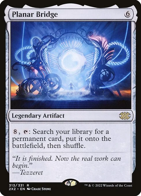 Planar Bridge, carta Magic di tipo Legendary Artifact illustrata da Chase Stone