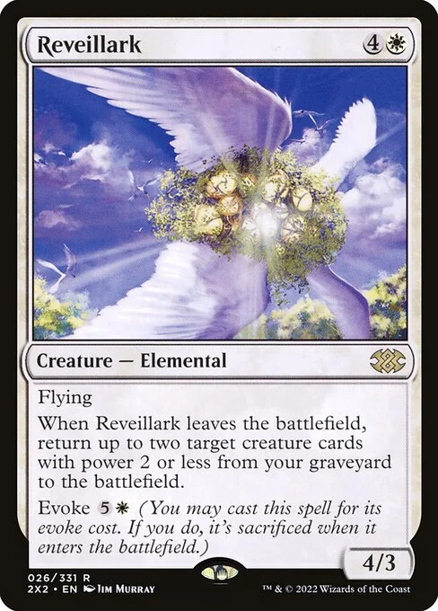 Reveillark, carta Magic di tipo Creature — Elemental illustrata da Jim Murray