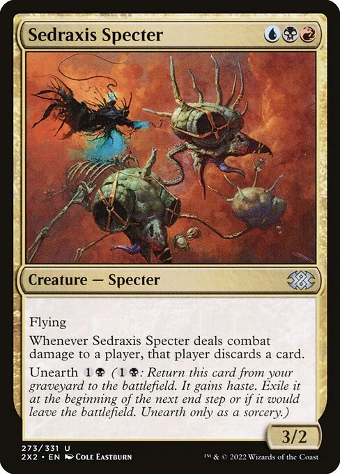Sedraxis Specter, carta Magic di tipo Creature — Specter illustrata da Cole Eastburn