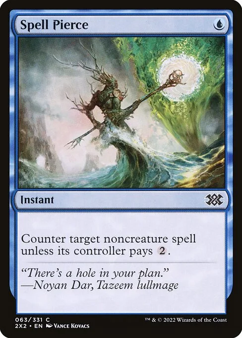 Spell Pierce, carta Magic di tipo Instant illustrata da Vance Kovacs