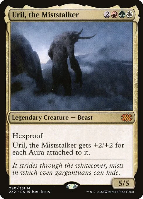 Uril, the Miststalker, carta Magic di tipo Legendary Creature — Beast illustrata da Jaime Jones
