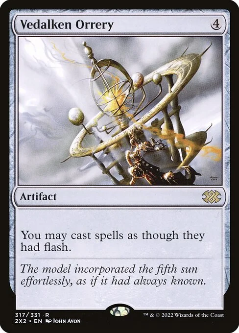 Vedalken Orrery, carta Magic di tipo Artifact illustrata da John Avon