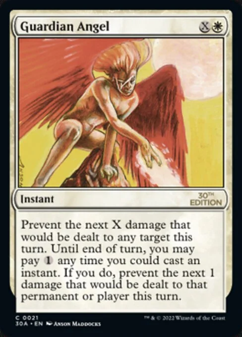 Guardian Angel, carta Magic di tipo Instant illustrata da Anson Maddocks