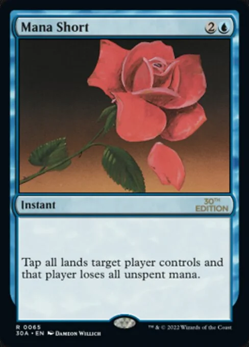 Mana Short, carta Magic di tipo Instant illustrata da Dameon Willich