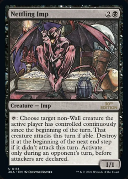 Nettling Imp, carta Magic di tipo Creature — Imp illustrata da Quinton Hoover