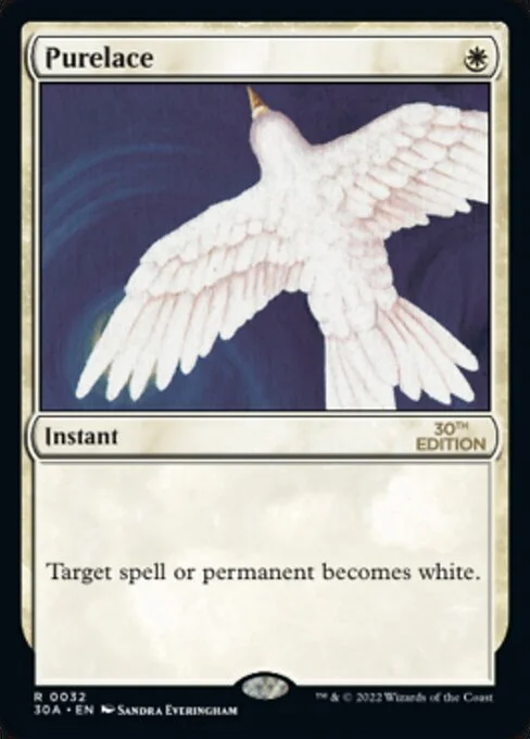 Purelace, carta Magic di tipo Instant illustrata da Sandra Everingham