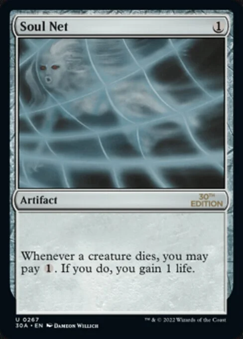 Soul Net, carta Magic di tipo Artifact illustrata da Dameon Willich