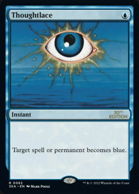 Thoughtlace, carta Magic di tipo Instant illustrata da Mark Poole