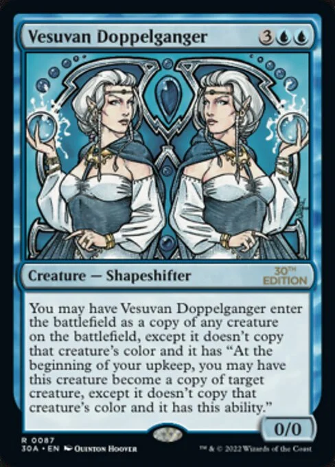 Vesuvan Doppelganger, carta Magic di tipo Creature — Shapeshifter illustrata da Quinton Hoover