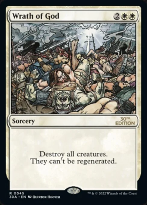 Wrath of God, carta Magic di tipo Sorcery illustrata da Quinton Hoover