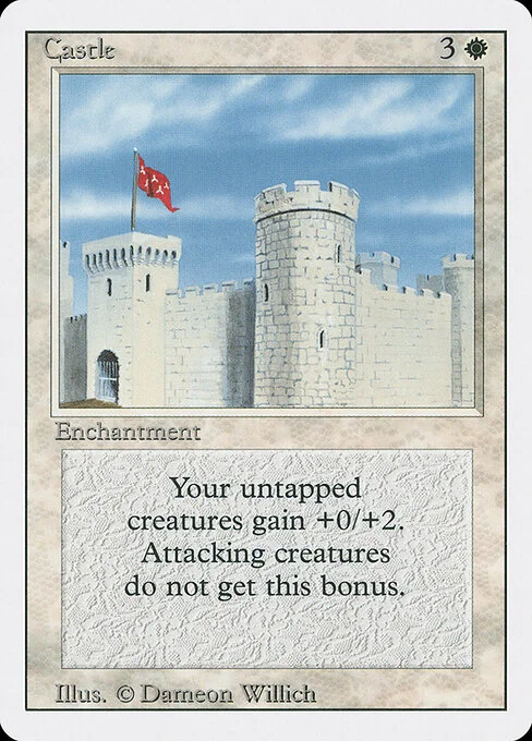 Castle, carta Magic di tipo Enchantment illustrata da Dameon Willich