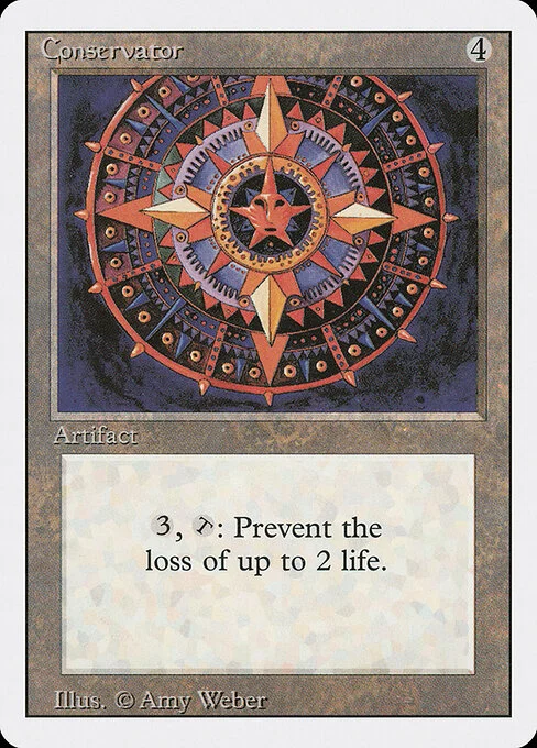 Conservator, carta Magic di tipo Artifact illustrata da Amy Weber