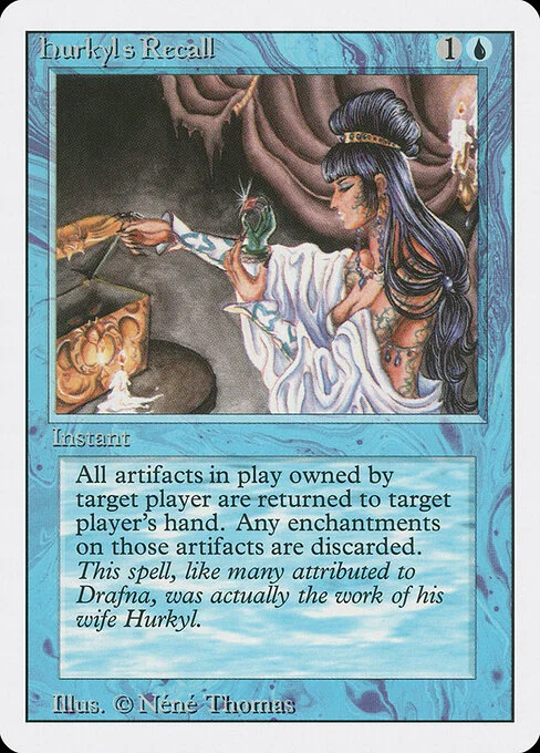 Hurkyl's Recall, carta Magic di tipo Instant illustrata da NéNé Thomas