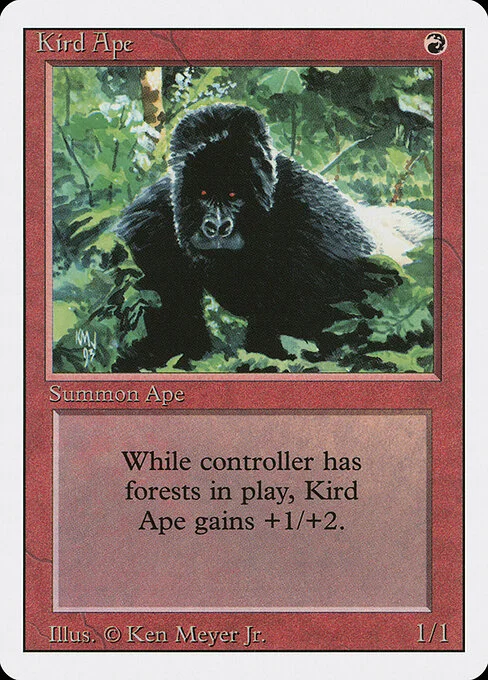 Kird Ape, carta Magic di tipo Creature — Ape illustrata da Ken Meyer, Jr.